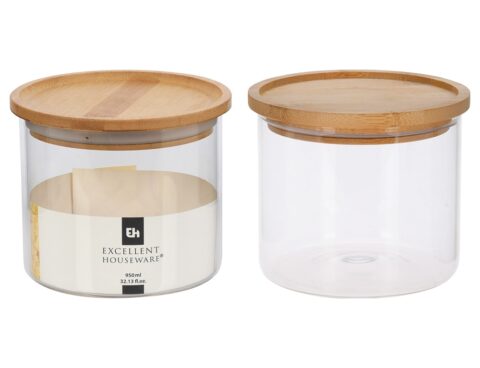 Δοχεία Τροφίμων Storage Jar Eh 950Ml With Lid Cd1002340