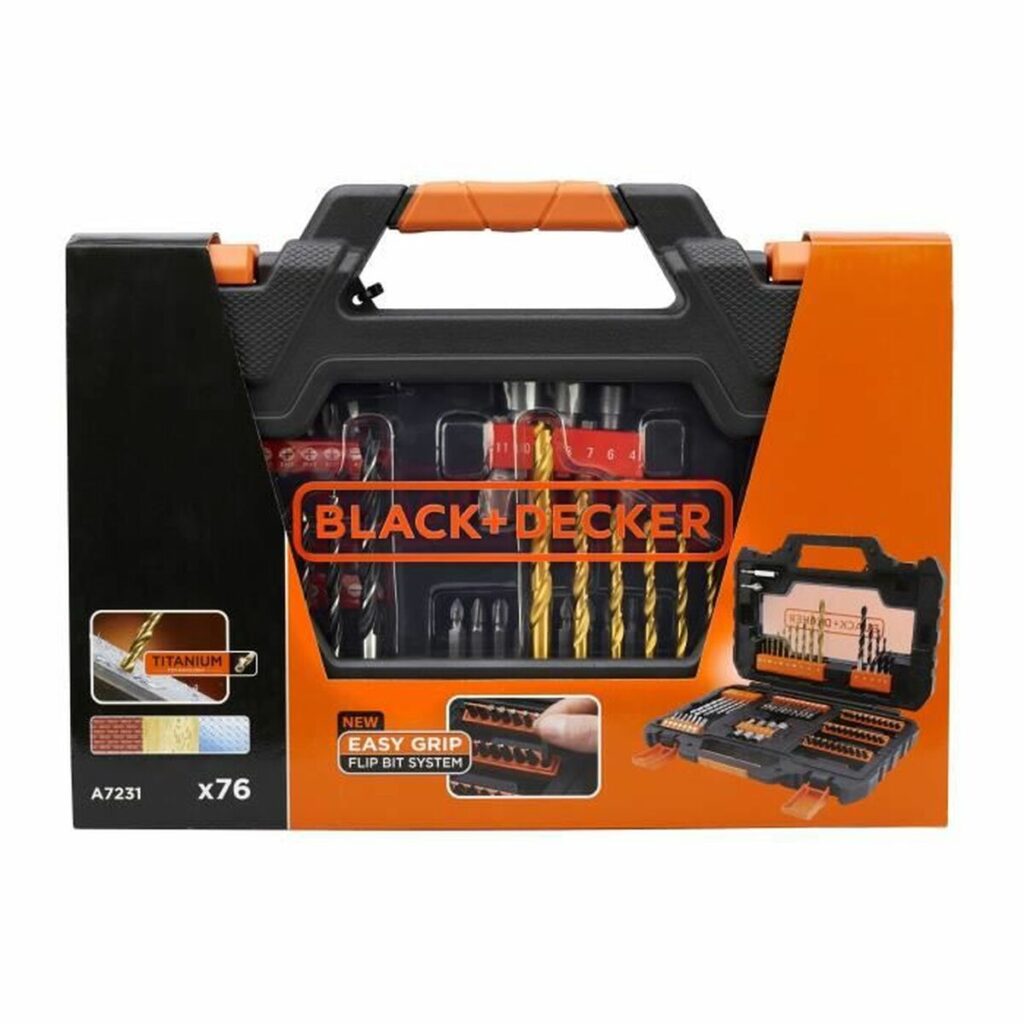 Drill bits and tits set Black & Decker A7231 76 Τεμάχια