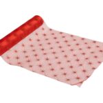 Εορταστικό Τραπέζι Red Star Organza Roll 28X500Cm Atmosphera 199323