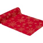 Εορταστικό Τραπέζι Red Velvet Tablerunner 28X300 Atmosphera 191472