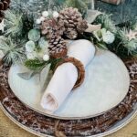 Εορταστικό Τραπέζι Snow Branch Napkin Ring X2 Atmosphera 199210