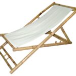 Έπιπλα Κήπου & Βεράντας Beach Chair Bamboo Canvas Cloth Lesli Living 41275