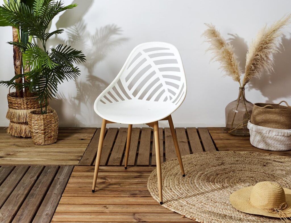 Έπιπλα Κήπου & Βεράντας Chair Alameda White Hdo0218