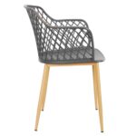 Έπιπλα Κήπου & Βεράντας Malaga Grey Outdoor Chair Hdo2240F