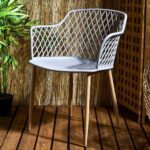 Έπιπλα Κήπου & Βεράντας Malaga Taupe Outdoor Chair Hdo2240A