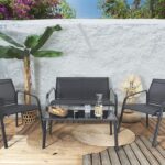 Έπιπλα Κήπου & Βεράντας Naxos Gray Garden Lounge Hdo7243