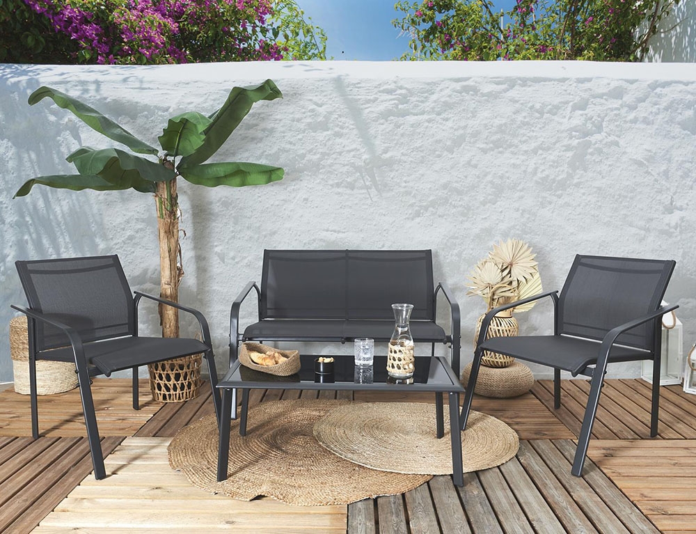 Έπιπλα Κήπου & Βεράντας Naxos Gray Garden Lounge Hdo7243