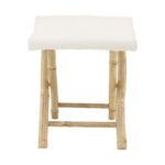 Έπιπλα Κήπου & Βεράντας Stool Bamboo With Canvas Cloth Lesli Living 41276
