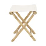 Έπιπλα Κήπου & Βεράντας Stool Bamboo With Canvas Cloth Lesli Living 41276