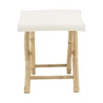 Έπιπλα Κήπου & Βεράντας Stool Bamboo With Canvas Cloth Lesli Living 41276