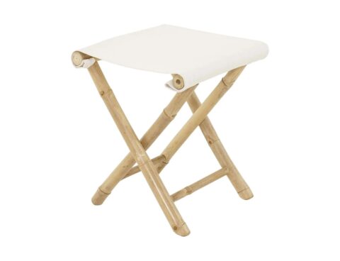 Έπιπλα Κήπου & Βεράντας Stool Bamboo With Canvas Cloth Lesli Living 41276