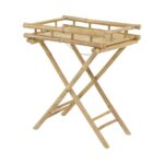 Έπιπλα Κήπου & Βεράντας Tray Table Bamboo Lesli Living 60X40X68Cm 41277