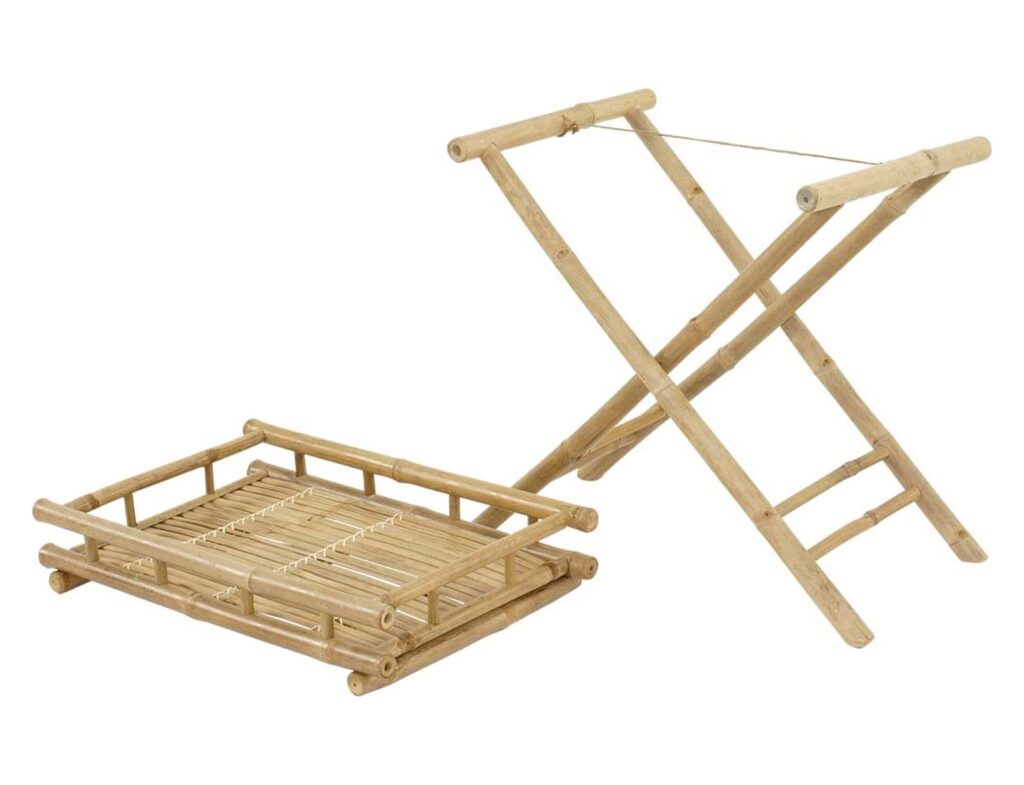 Έπιπλα Κήπου & Βεράντας Tray Table Bamboo Lesli Living 60X40X68Cm 41277