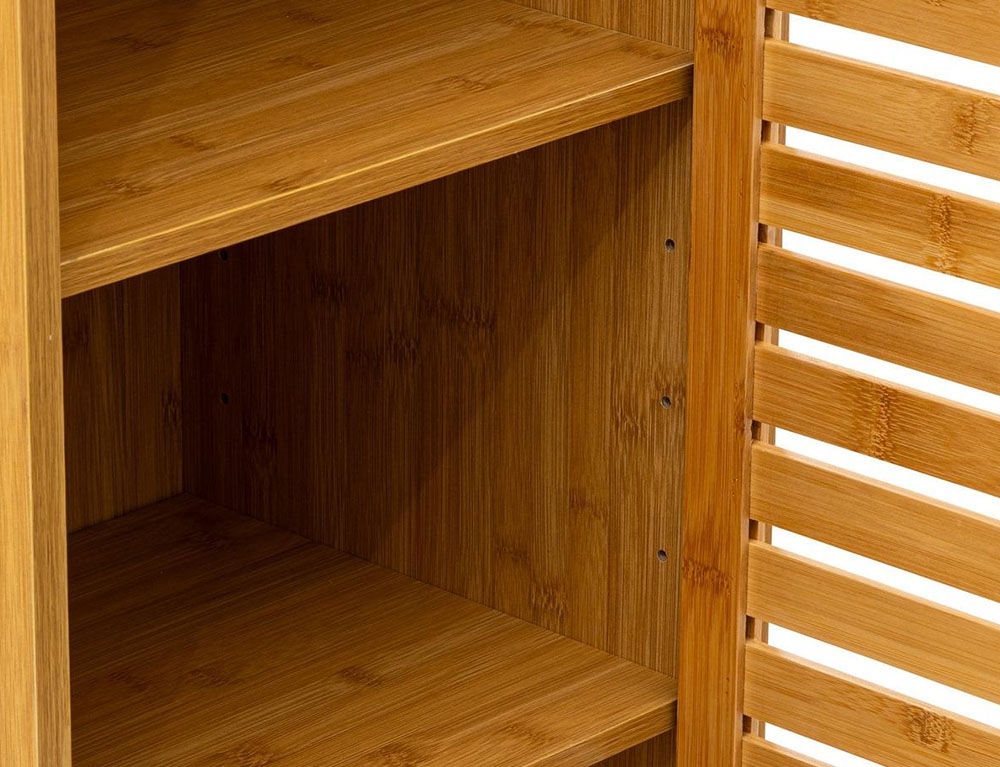 Έπιπλα Μπάνιου Bamboo Cabinet + Shelf Sicela Five 200100