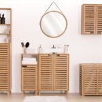 Έπιπλα Μπάνιου Bamboo Cabinet + Shelf Sicela Five 200100