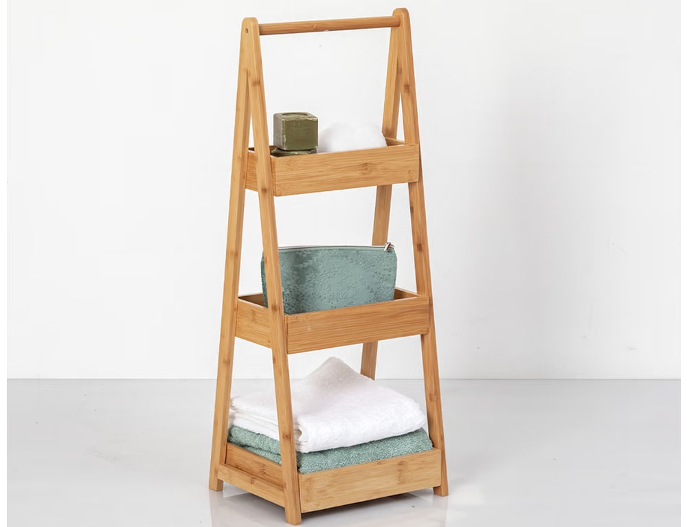 Έπιπλα Μπάνιου Bamboo Shelf 3 Lvl Incl 174623