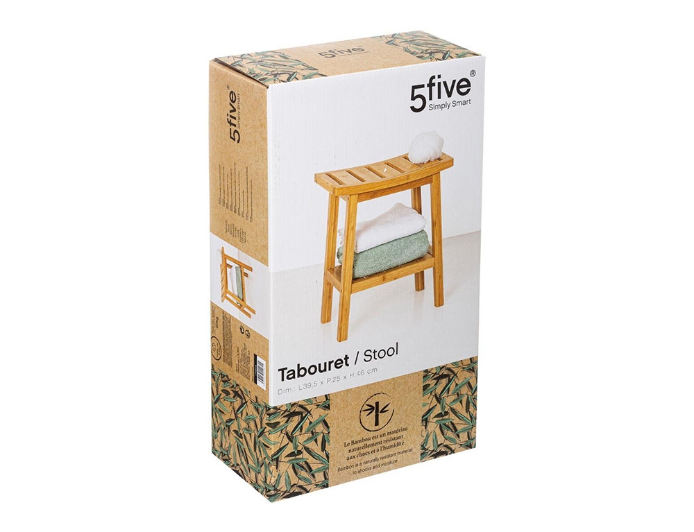 Έπιπλα Μπάνιου Bamboo Storage Bench Five 174605