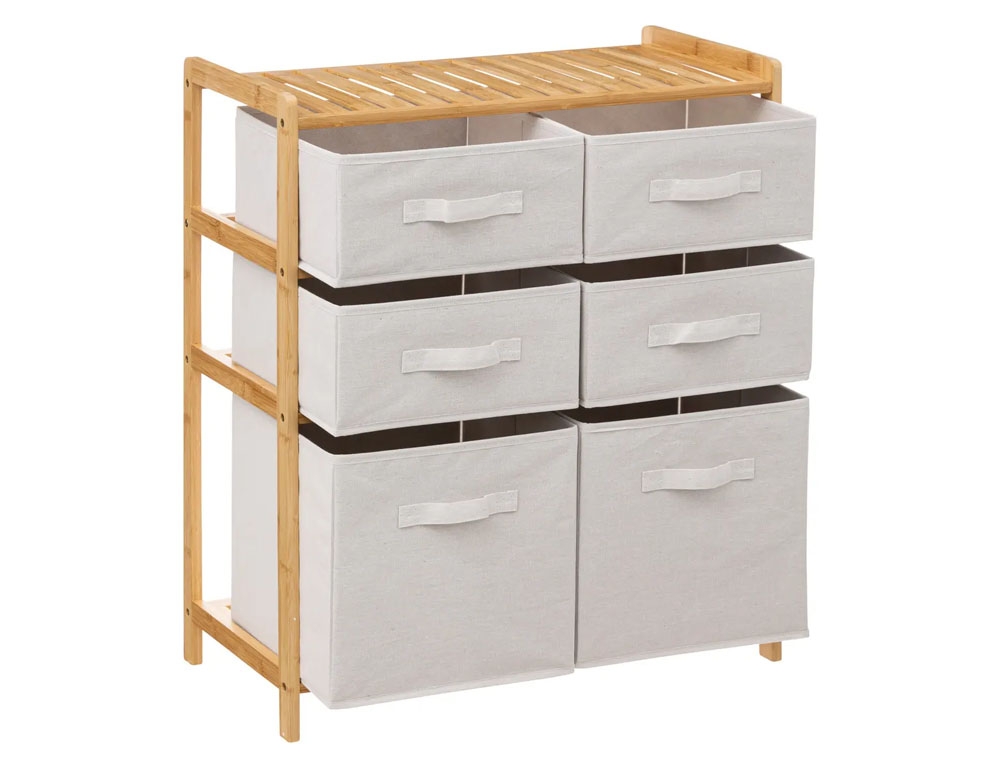 Έπιπλα Μπάνιου Double Shelf X6 Bask Tidy Box 174905