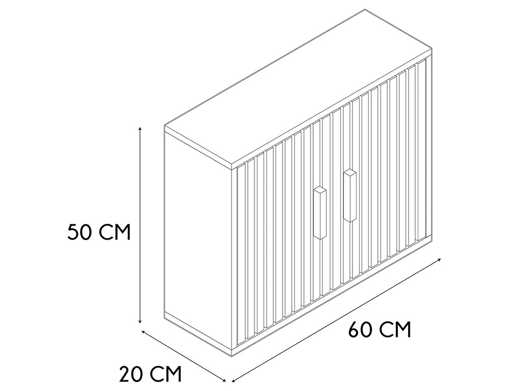 Έπιπλα Μπάνιου Klaus Wall Cabinet Hd0221