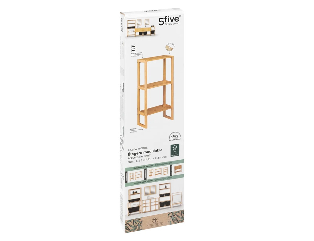 Έπιπλα Μπάνιου Thin 20Cm 2 Lvl Shelf Labnmod 174824