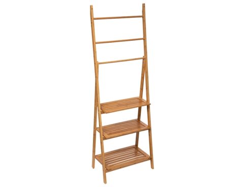 Έπιπλα Μπάνιου Towel Rack Shelf Bamboo 161049