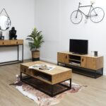 Επιπλα Τηλεόρασης Meuble Tv Bois Et Metal Abbott M1 Hd6626