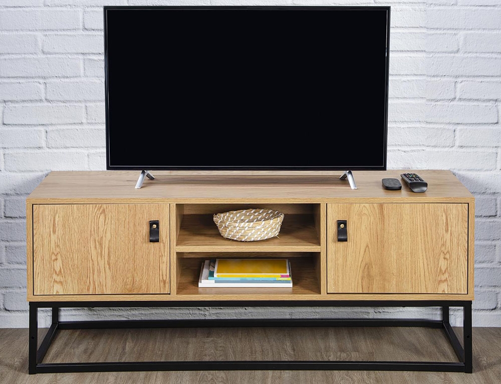 Επιπλα Τηλεόρασης Meuble Tv Bois Et Metal Abbott M1 Hd6626