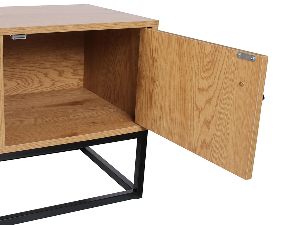 Επιπλα Τηλεόρασης Meuble Tv Bois Et Metal Abbott M1 Hd6626