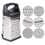 Εργαλεία Κουζίνας 6 Way Grater Boj Stainless Steel Abs Handle 021121