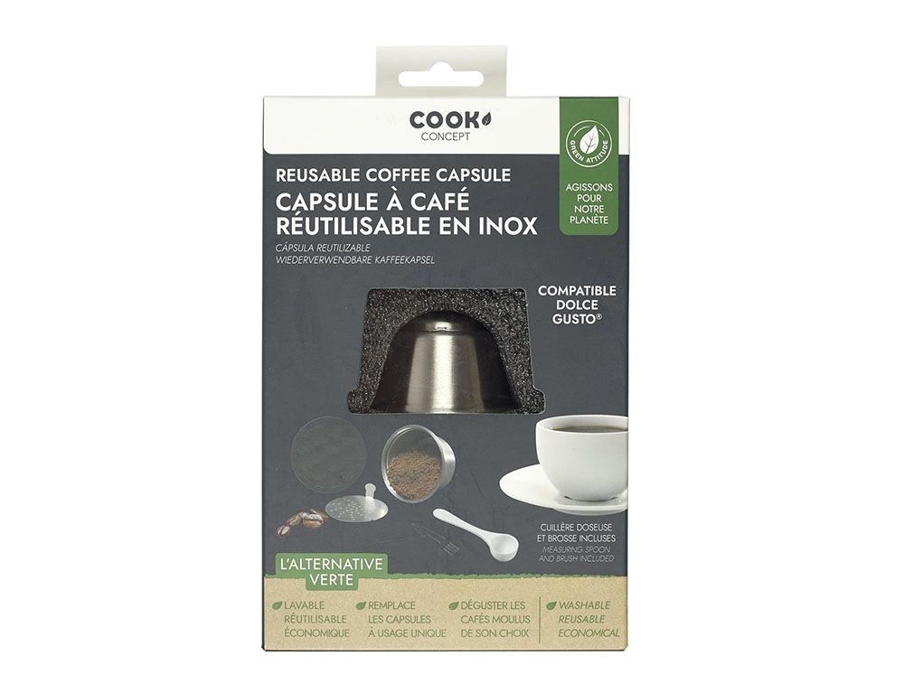 Εργαλεία Κουζίνας Capsule Reutilisable Acier Adapte Dolce Gusto M8 K