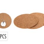 Εργαλεία Κουζίνας Coaster Cork Set/3Pcs Eh Round 836314060