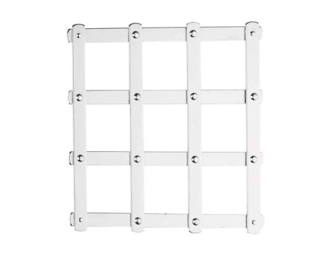 Εργαλεία Κουζίνας Extensible Table Mat Boj 15X15Cm. Chrome Plated 01