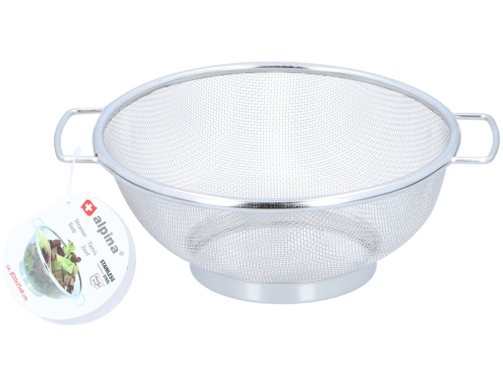 Εργαλεία Κουζίνας Strainer Alpina 20X25X8Cm 116Gr Ss Ht