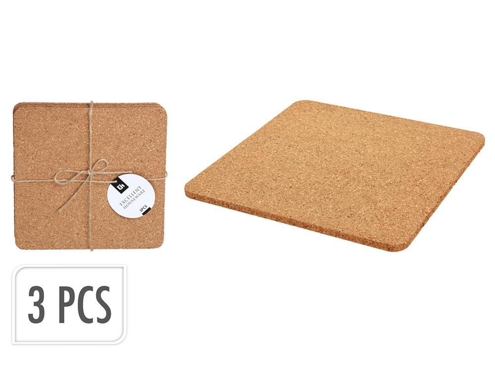 Εργαλεία Κουζίνας Trivet Cork Eh Set/3Pcs 190X190X6 836314070