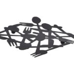 Εργαλεία Κουζίνας Trivet Metal 19X19Cm Black C80652400