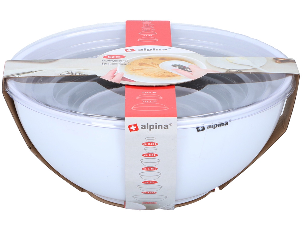 Εργαλεία Μαγειρικής Set Mixing Bowl 6Pcs Alpina 1010G