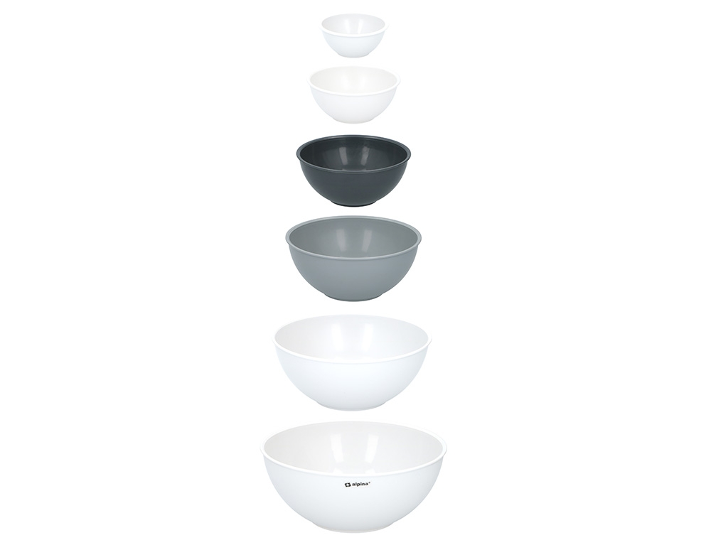 Εργαλεία Μαγειρικής Set Mixing Bowl 6Pcs Alpina 1010G