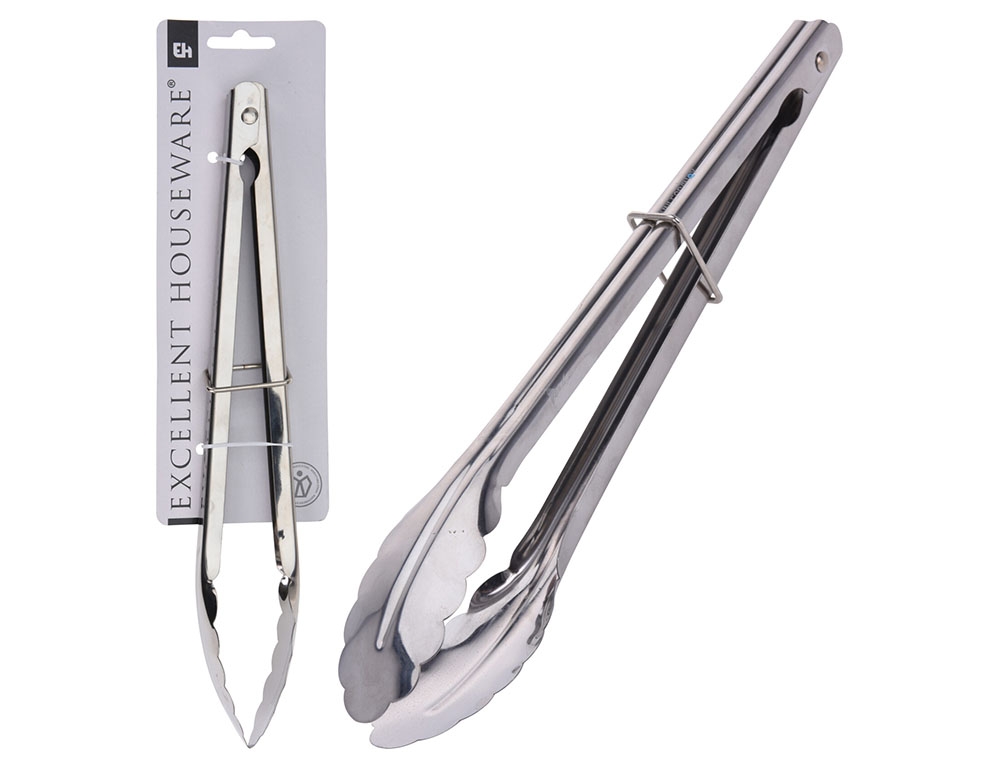 Εργαλεία Μαγειρικής Tongs Excellent Houseware Stainless Steel 30Cm Cy5