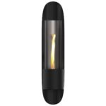 Εστία Φωτιάς Cycloflame Wall Tenderflame - 16.6X81X17.5Cm - Black