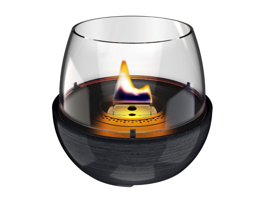 Εστία Φωτιάς Tulip 18 Reactive Glaze Tenderflame - 250Ml - Black