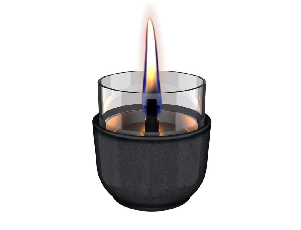 Εστία Φωτιάς Violet 8 Reactive Glaze Tenderflame - 150Ml - Black