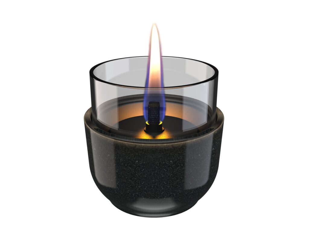 Εστία Φωτιάς Violet 8 Reactive Glaze Tenderflame - 150Ml - Black
