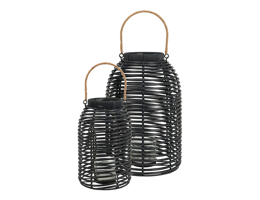 Φαναράκια Lantern Black Set Of 2Pcs Vn8000510