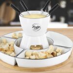 Φοντύ & Ρακλέτες Fondue Coffret Support Bambou Coupelle X4 Et P4 M4
