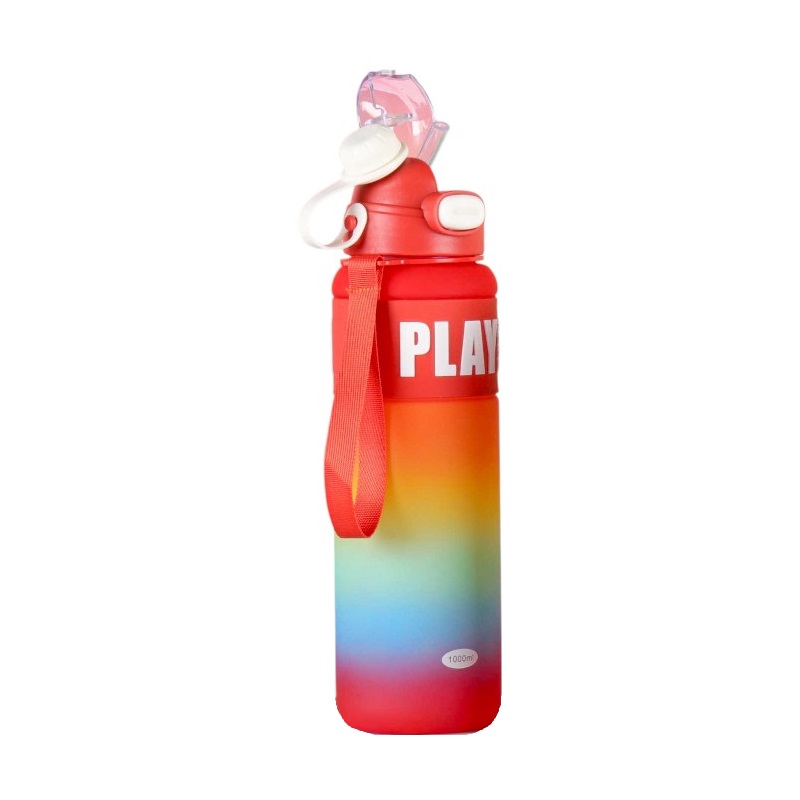 Φορητό παγούρι πλαστικό - 800ml - 722429 - Red