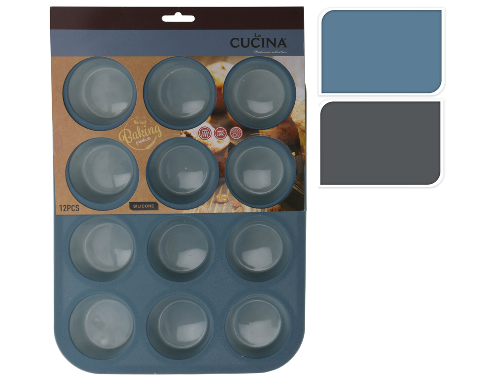 Φόρμα Για Κεικ Muffin Form La Cusina Silicone 33X25Cm 170481180