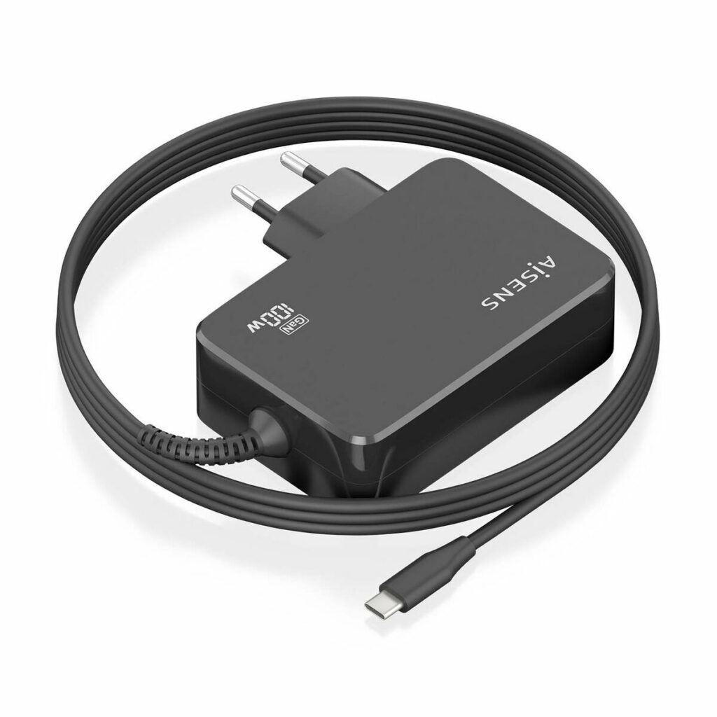 Φορτιστής για Laptop Aisens ASCH-1PD100WL50-BK Μαύρο 100 W