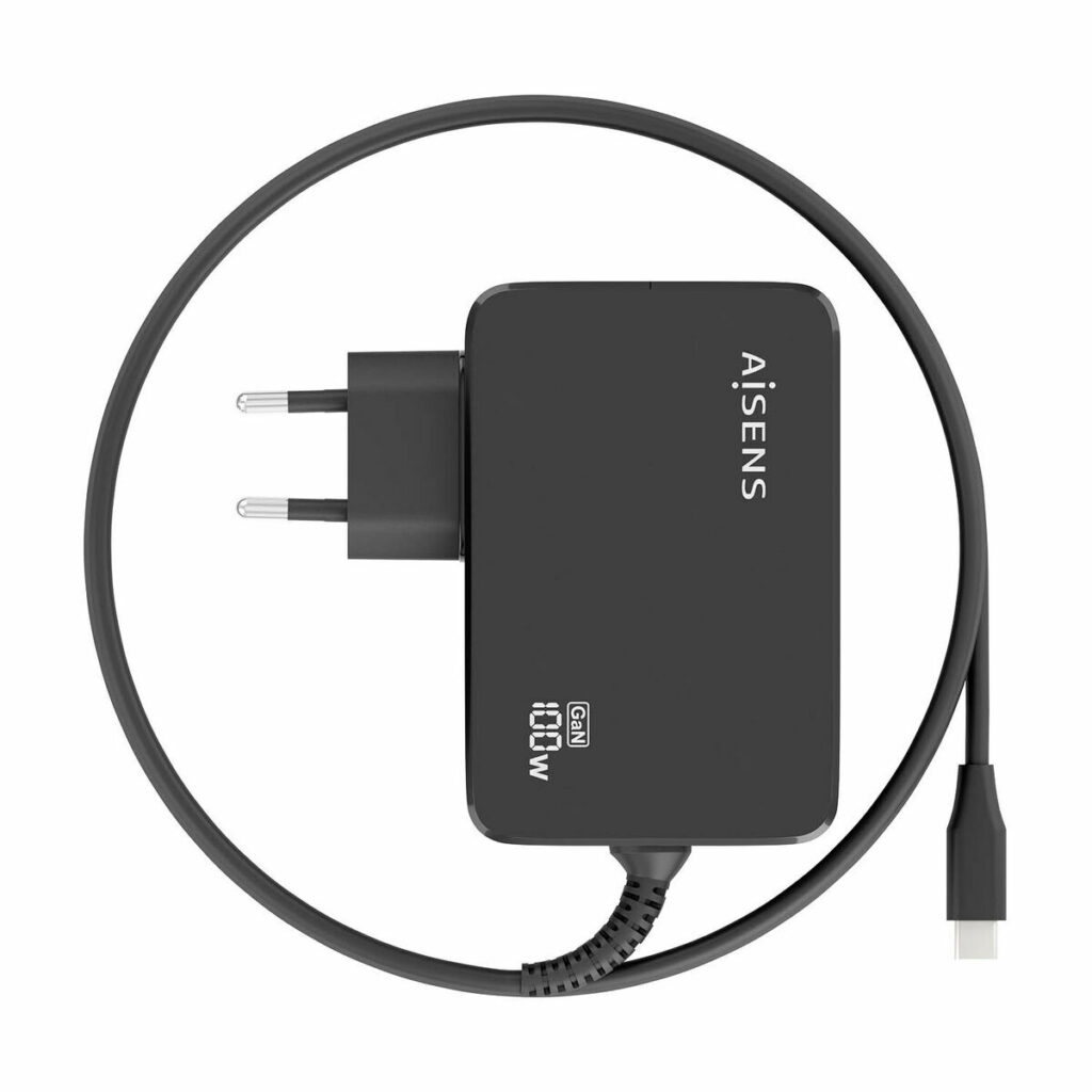 Φορτιστής για Laptop Aisens ASCH-1PD100WL50-BK Μαύρο 100 W
