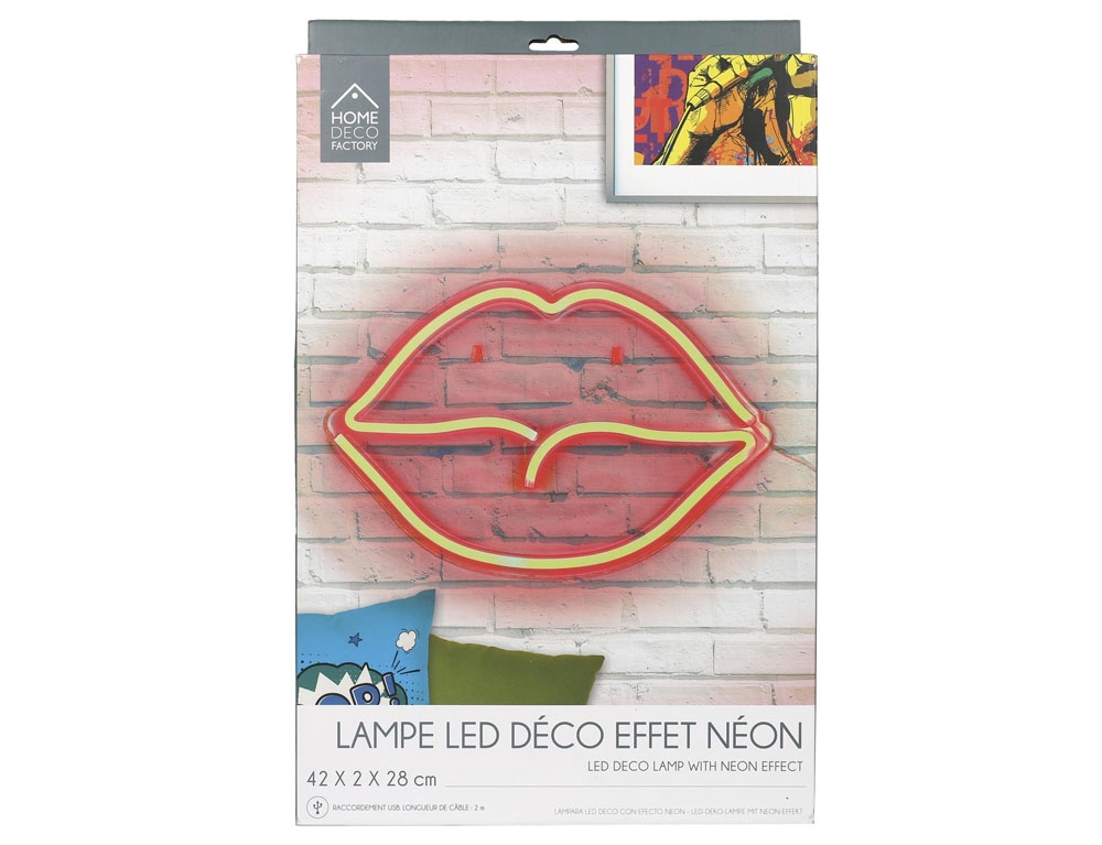 Φωτιστικά Μπαταρίας & Ηλιακά Lampe Bouche Acrylique Usb M4 La10426