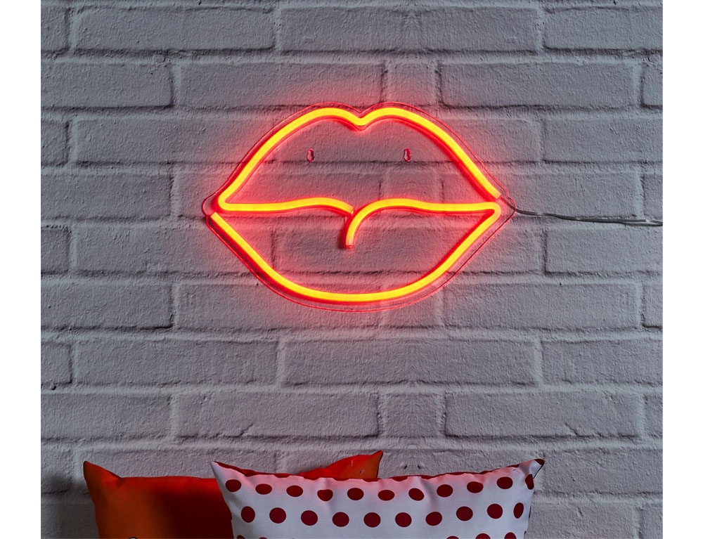 Φωτιστικά Μπαταρίας & Ηλιακά Lampe Bouche Acrylique Usb M4 La10426